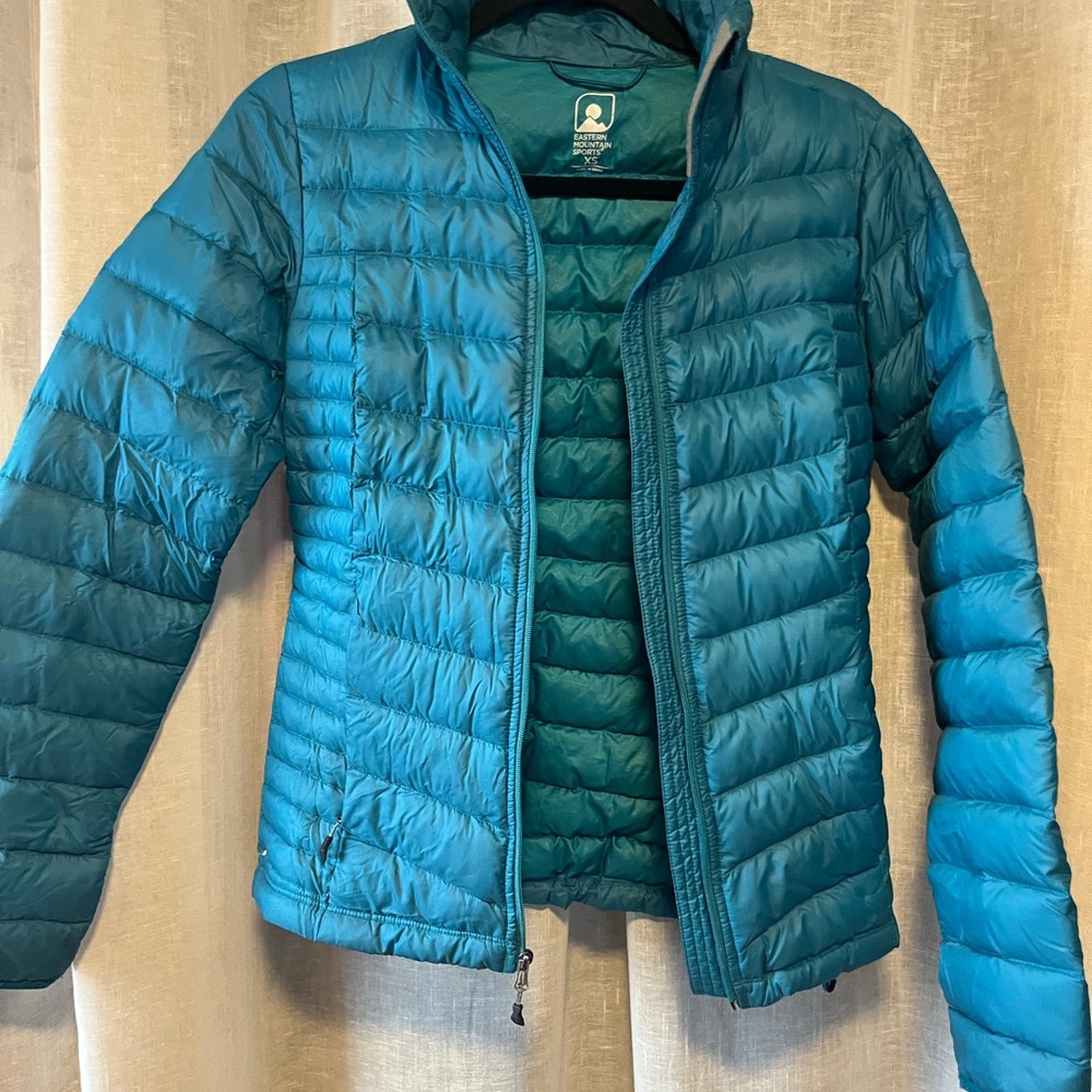 Eastern Mountain Sports Blue Puffer Jacket
